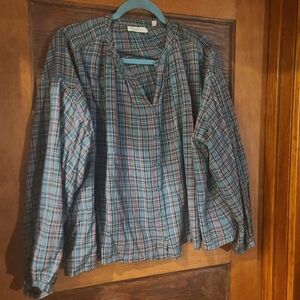 Doen plaid blouse